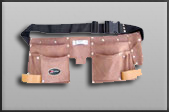 Pocket Double Leather Tool Pouch