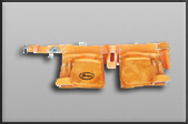 Double Leather Tool Bag