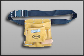 5 Pocket Single Leather Tool Pouch