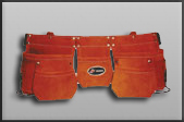 Double Leather Tool Pouch