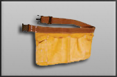 Extra Wide Leather Tool & Nail Pouch