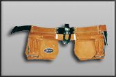 Double Leather Tool Pouch