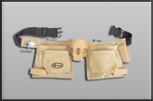Double Leather Tool Pouch