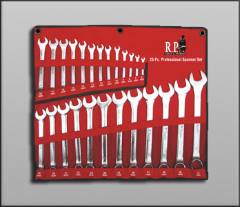25 Pieces Professional Spanner Set