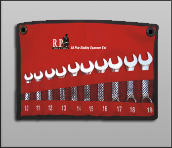 10 Pieces Stubby Spanner Set