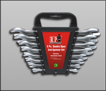 8 Pieces Double Open End Spanner Set